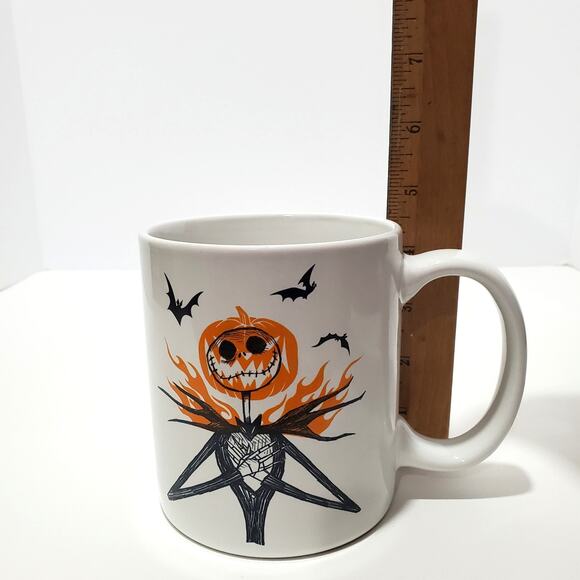 Disney Jack The Pumpkin King - Fun Zak Ceramic Coffee Mug Cup - Halloween - NEW - Picture 8 of 10